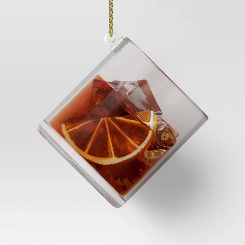 ❤️ WONDERSHOP CHRISTMAS GIFT WHISKEY POKER PLAYING CARDS ORNAMENT NEW 3 PC SET